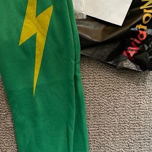 BNWT AVIATOR NATION Bolt Sweatpants in Kelly Green size XS.